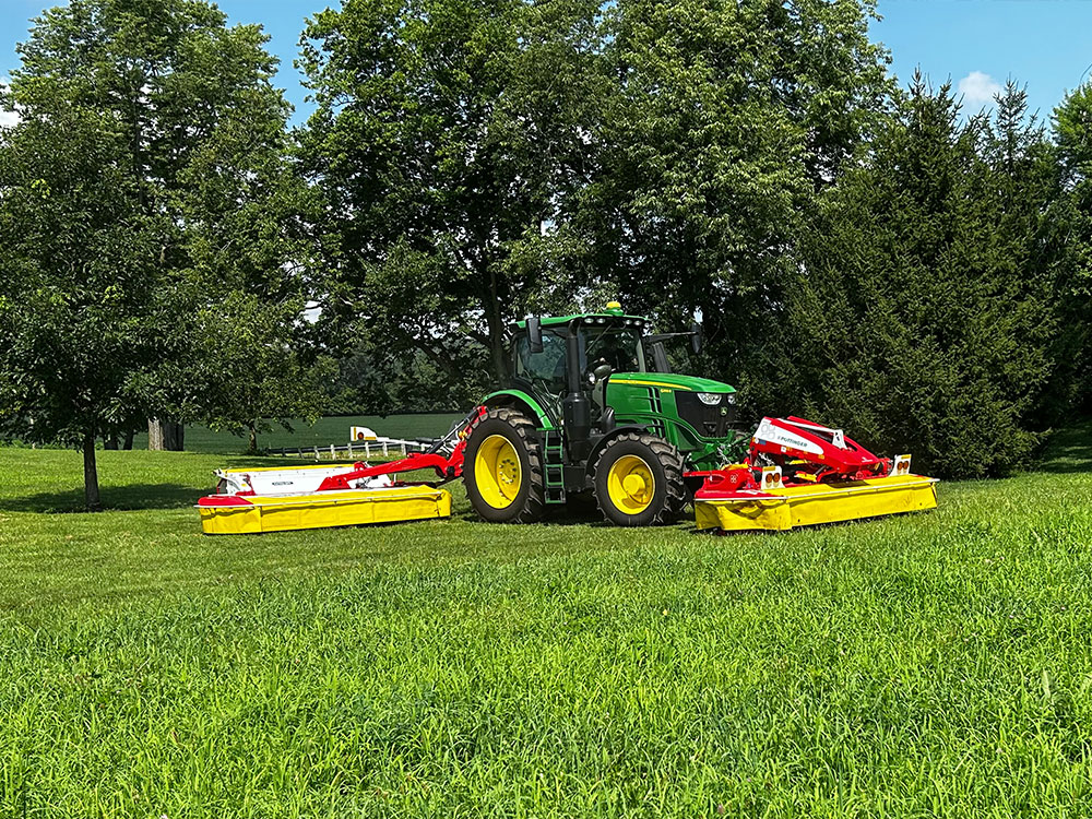 Box 1 - Terry Ali purchased a new Poettinger V9200 ED and 351ED