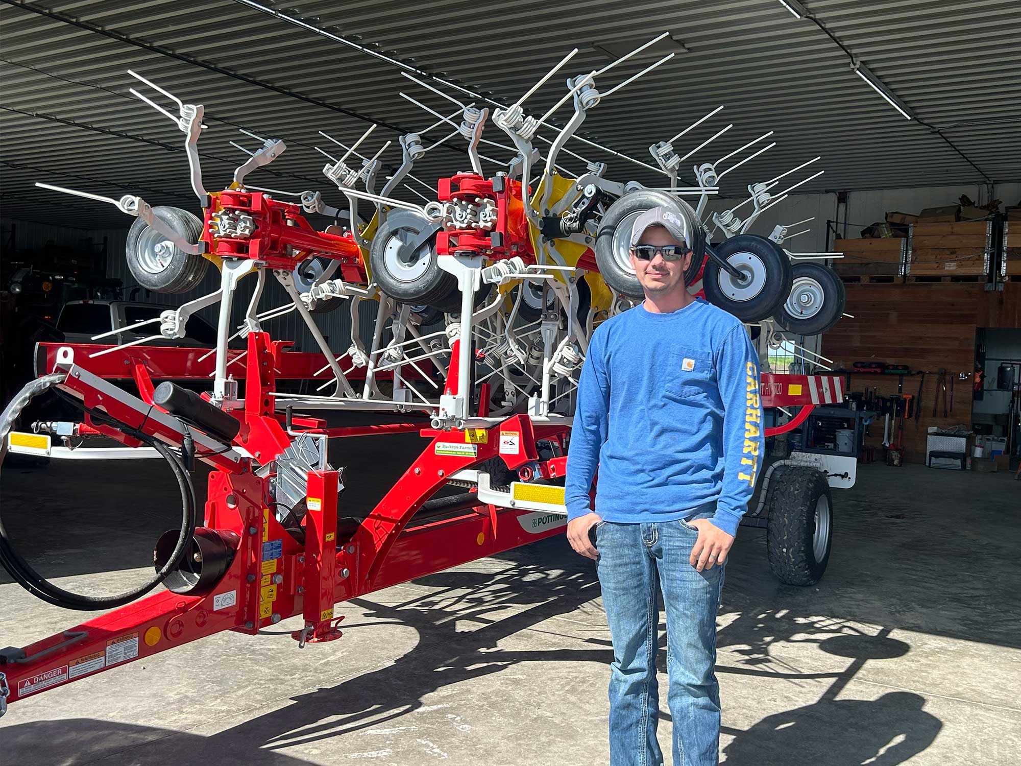 Box 3 Cole Sickels purchased a new 13120 Tedder