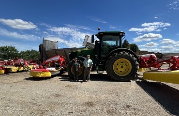 Box 2 Melvin Burkholder Purchased a Poettinger 351 RC & V10000 RC